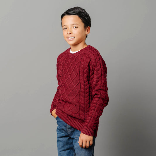 Raglan Fisherman Sweater - Baby