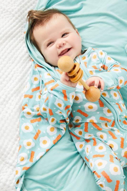 Stretchy Oversized Blanket - Bacon & Eggs Haze