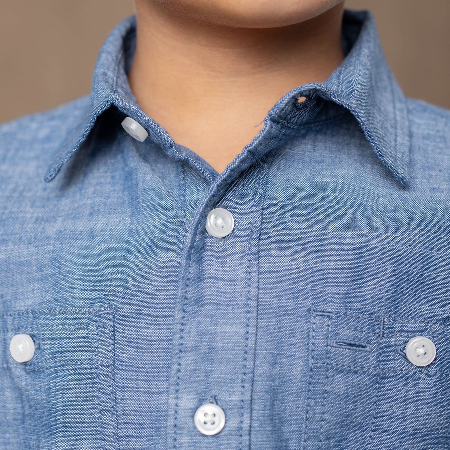 Chambray Button Down Shirt