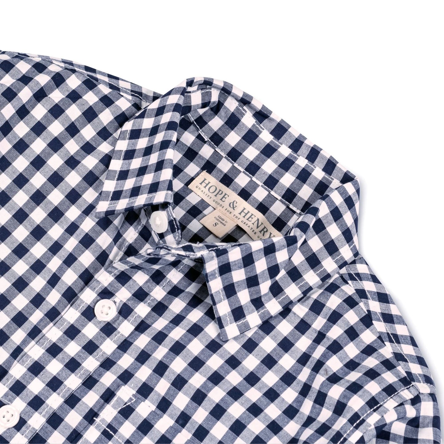 Stretch Poplin Roll-Up Shirt - Baby