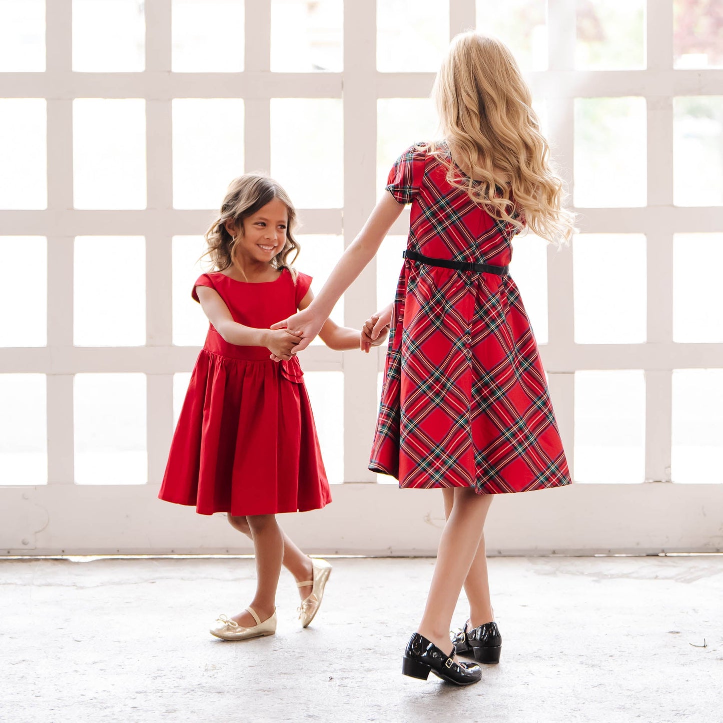 Cap Sleeve Party Dress with Bow Sash - Baby