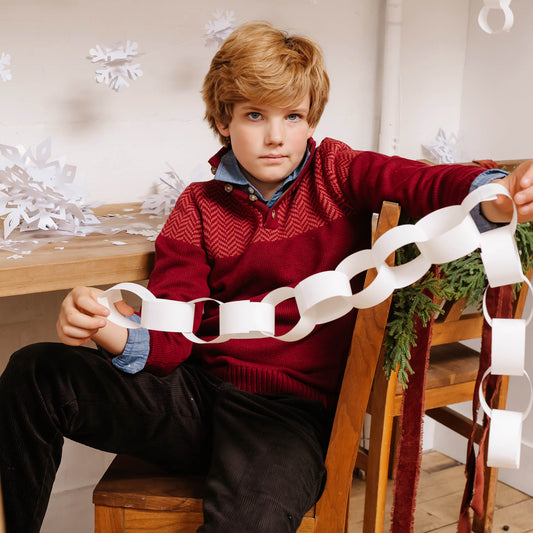 Intarsia Yoke Mock Neck Sweater - Baby