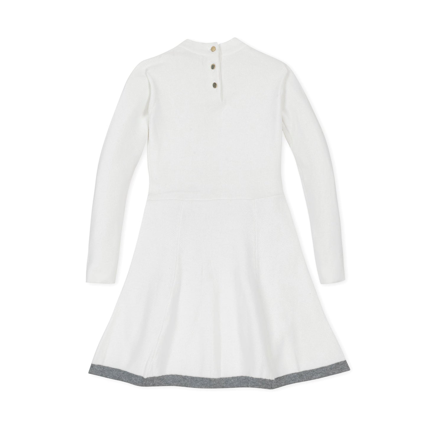 Mock Neck Bow Detail Sweater Dress