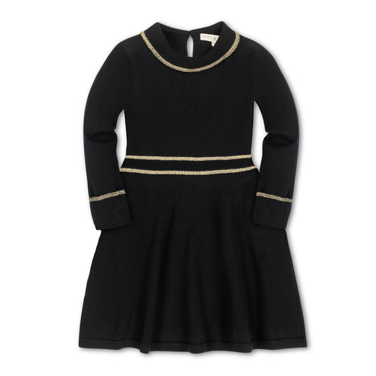 Gold Tipped Sweater Dress