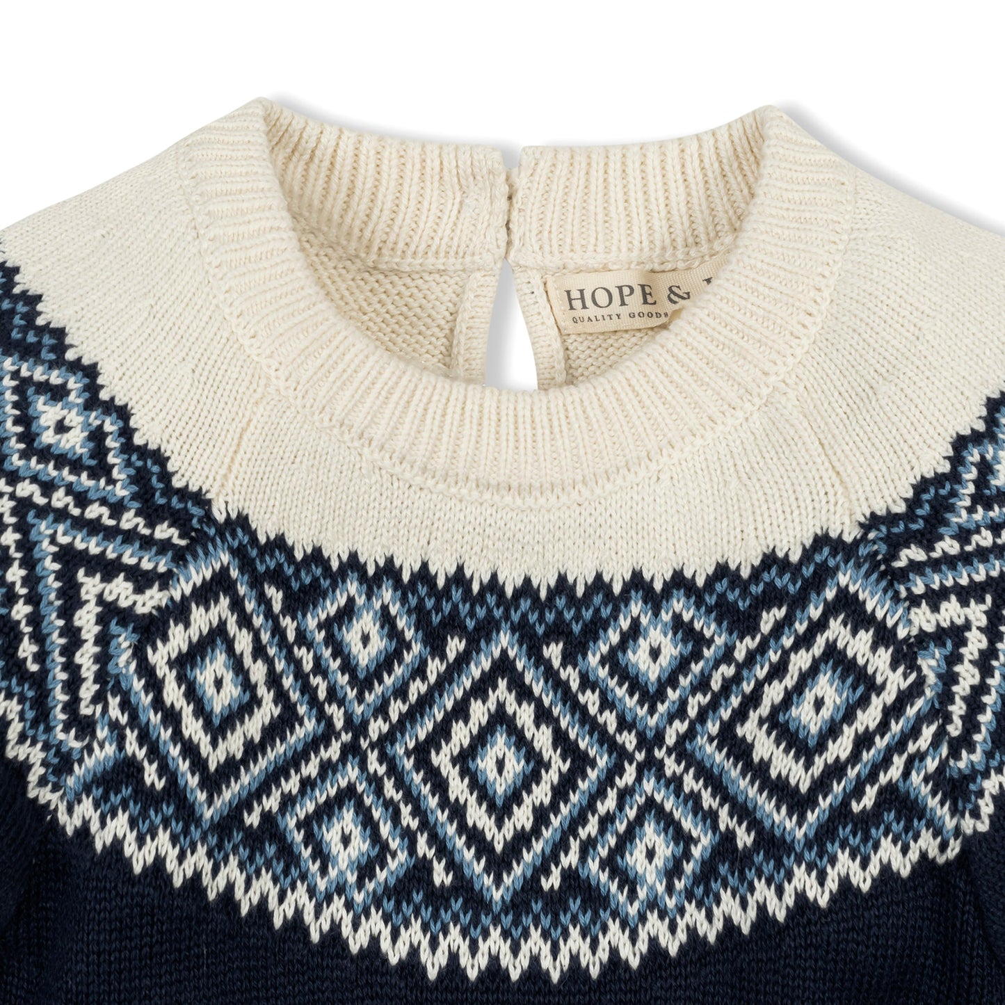 Fair Isle Raglan Sweater Dress