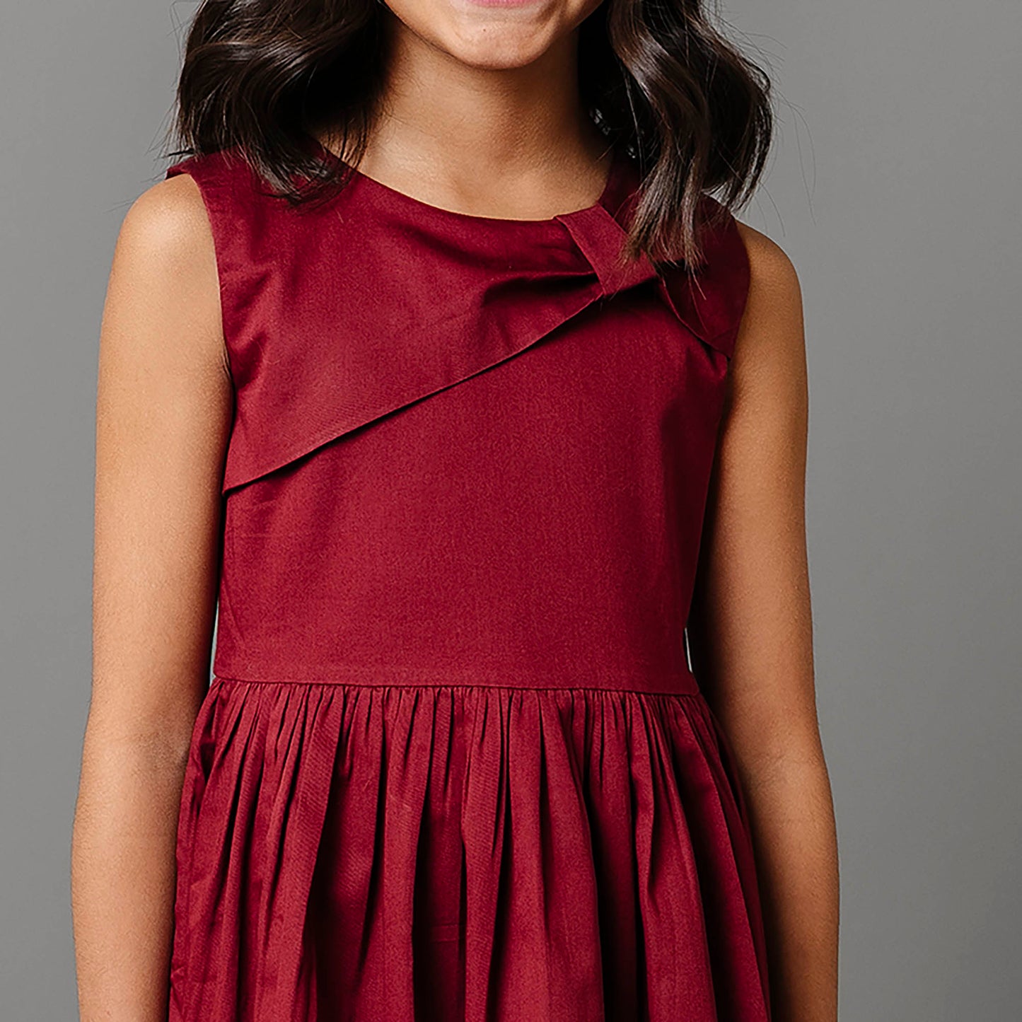 Asymmetrical Bow Party Dress