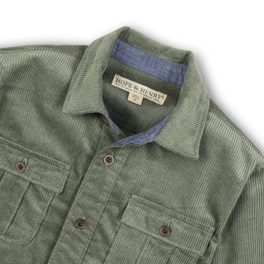 Corduroy Flap Pocket Shirt