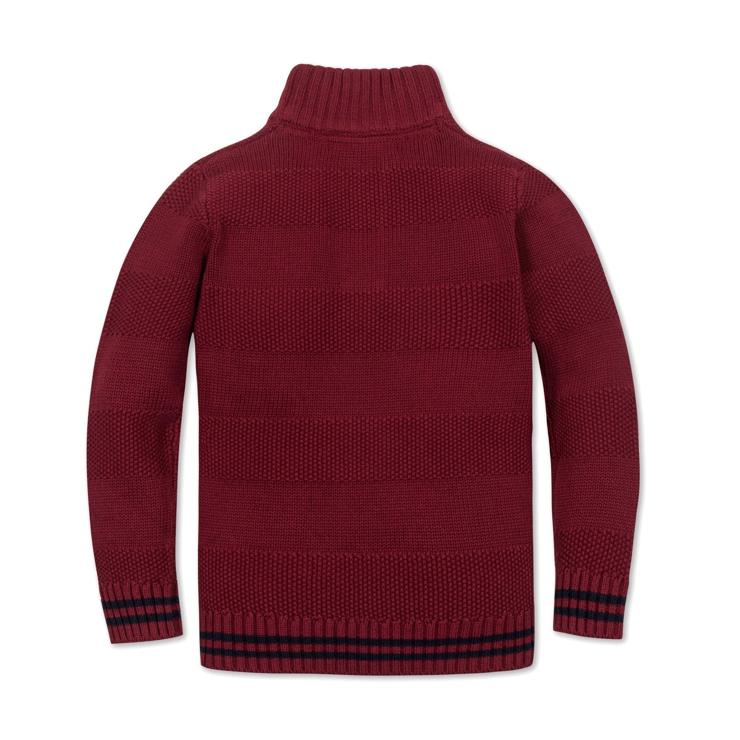 Mock Neck Stripe Sweater
