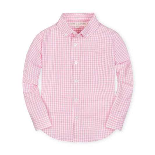 Stretch Poplin Button Down Shirt - Baby