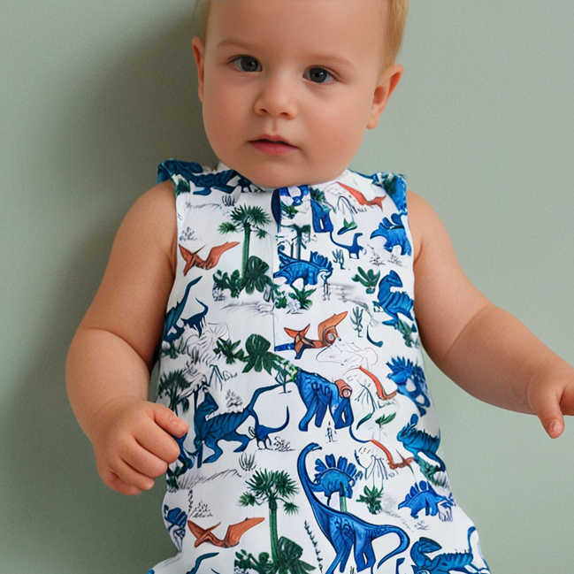 Dinosaur Adventures Tank Romper