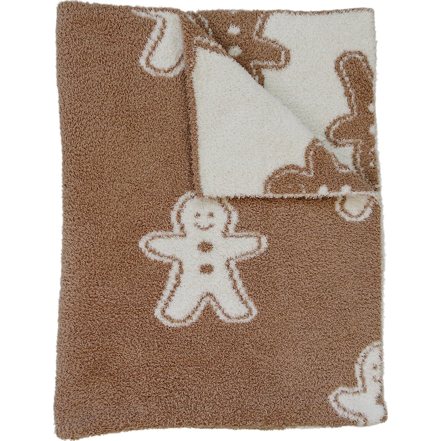 Gingerbread Plush Blanket