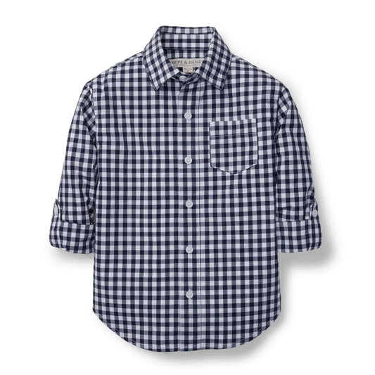 Poplin Button Down Shirt